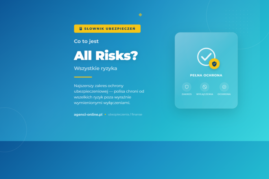 All risk (Wszystkie ryzyka) 8 all risk