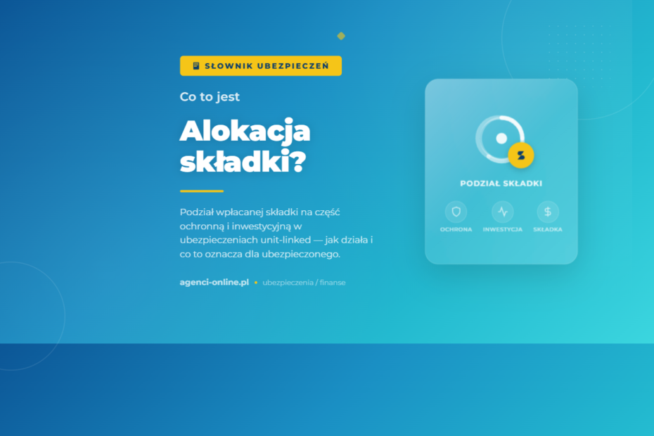 Alokacja składki 9 alokacja skladki