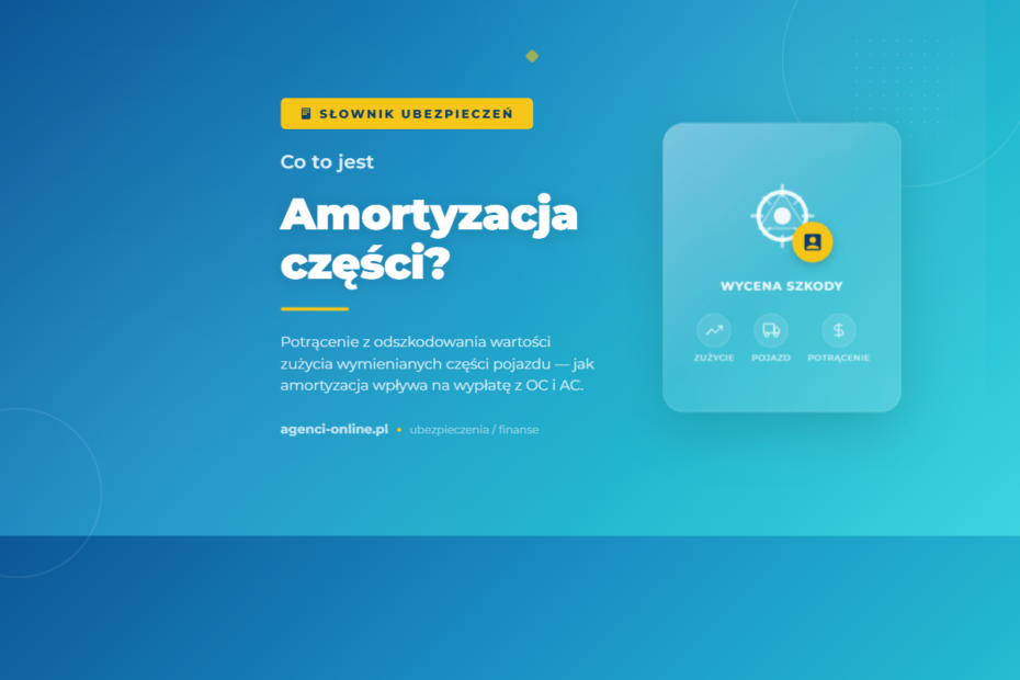 Amortyzacja części w ubezpieczeniach 10 amortyzacja czesci