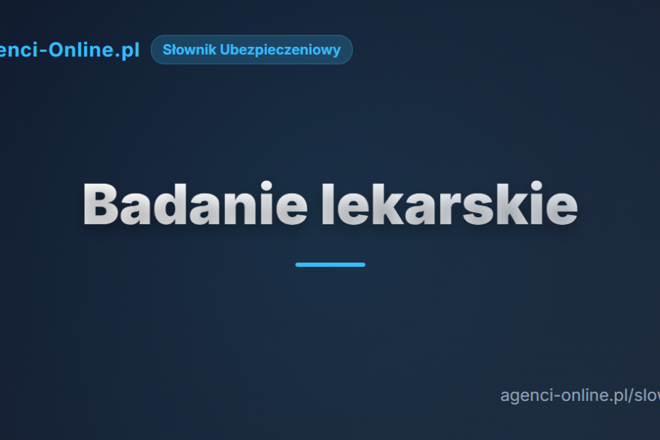 badanie lekarskie
