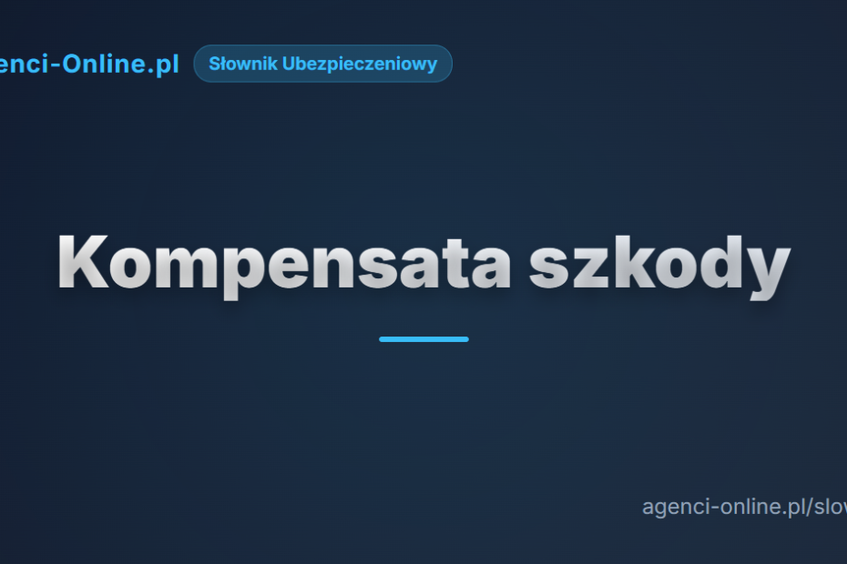Kompensata szkody 1 kompensata szkody