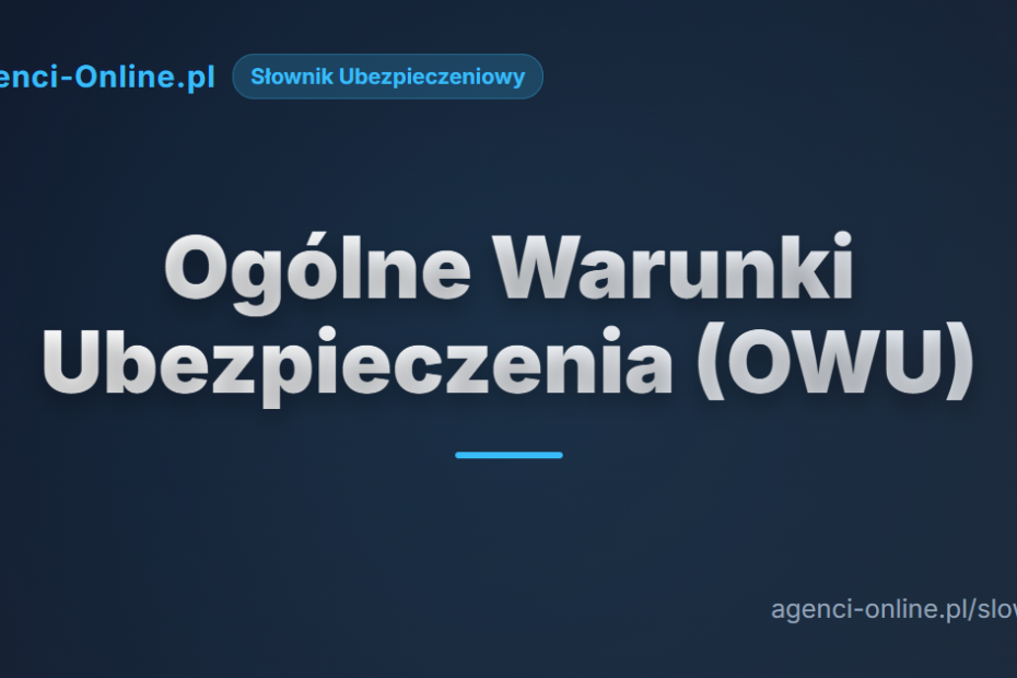 oglne warunki ubezpieczenia owu