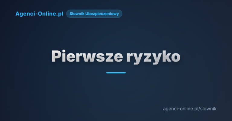 pierwsze ryzyko