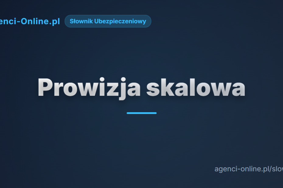 prowizja skalowa