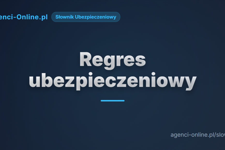 regres ubezpieczeniowy