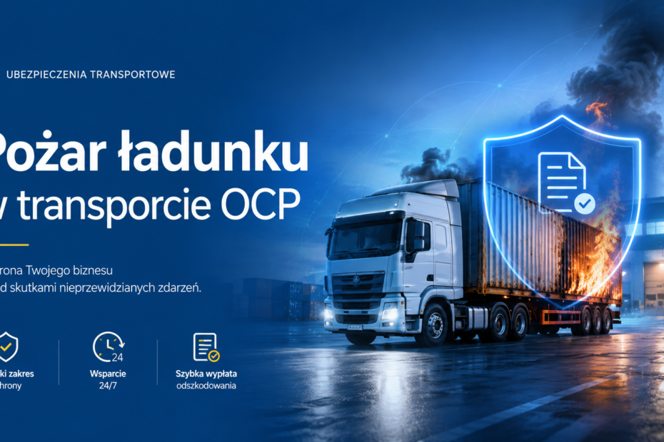 Pożar ładunku w transporcie OCP – kiedy ubezpieczyciel zapłaci, a kiedy odmówi 1 Pozar ladunku w transporcie OCP