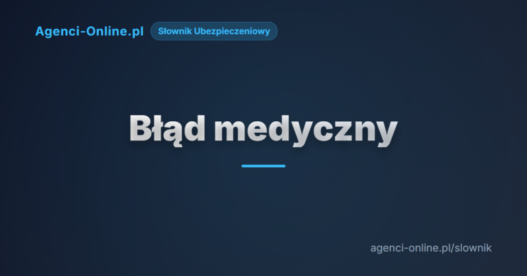 Błąd medyczny