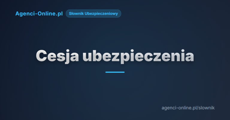 Cesja ubezpieczenia