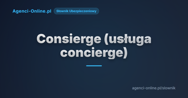 Usługa concierge w ubezpieczeniach