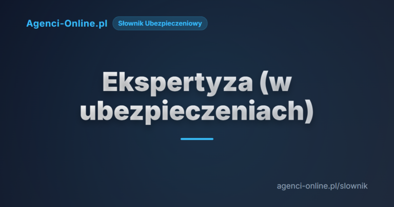 Ekspertyza w ubezpieczeniach