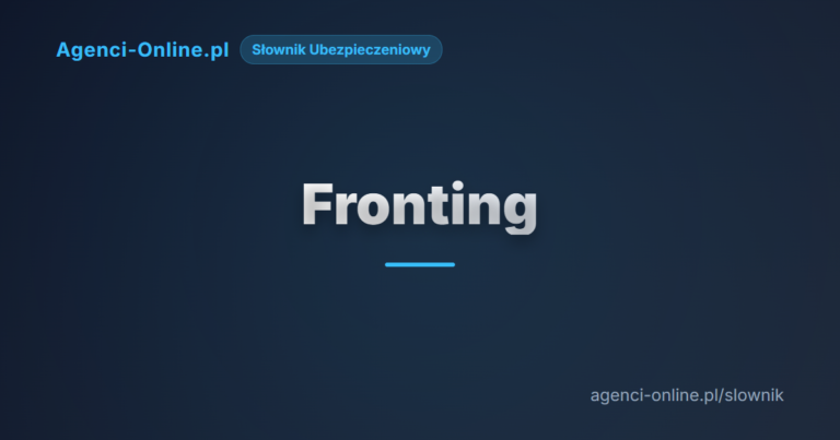 Fronting (ubezpieczenia)
