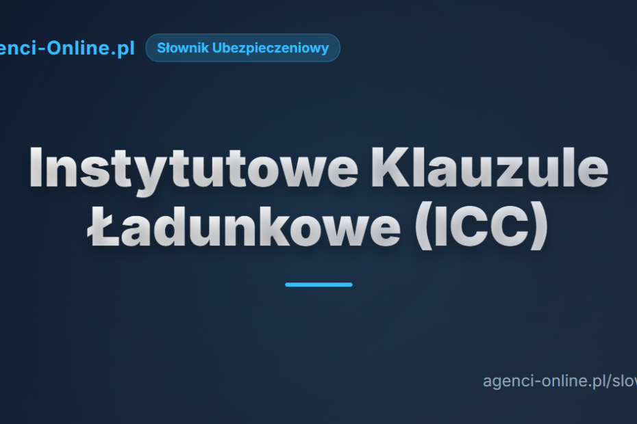 Instytutowe klauzule ładunkowe (ICC) 1 Instytutowe klauzule ładunkowe (ICC)