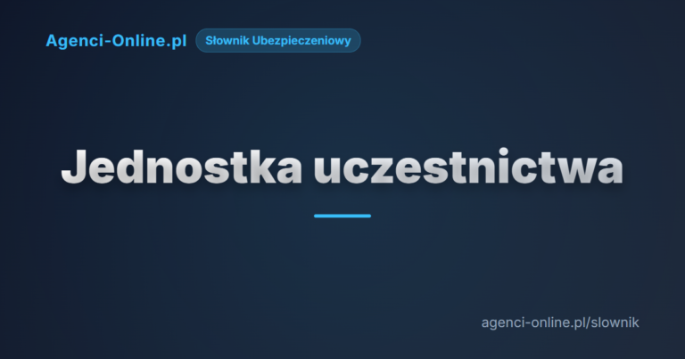 Jednostka uczestnictwa