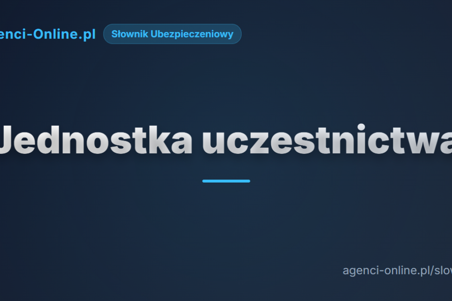 Jednostka uczestnictwa