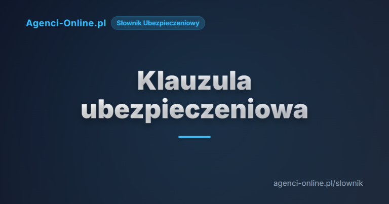 Klauzula ubezpieczeniowa