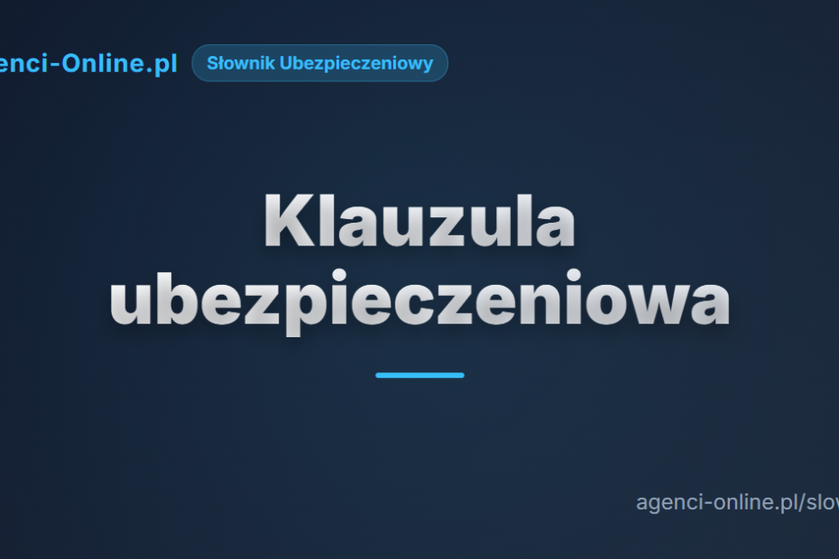 Klauzula ubezpieczeniowa