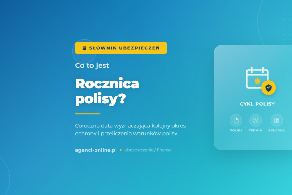 rocznica polisy