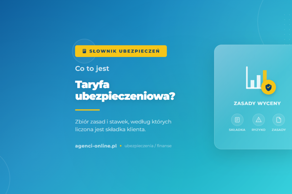 taryfa ubezpieczeniowa