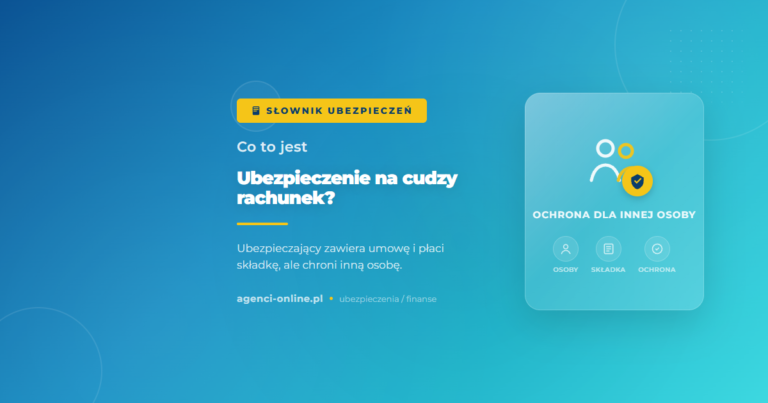 ubezpieczenie na cudzy rachunek