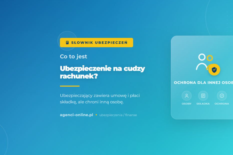 ubezpieczenie na cudzy rachunek