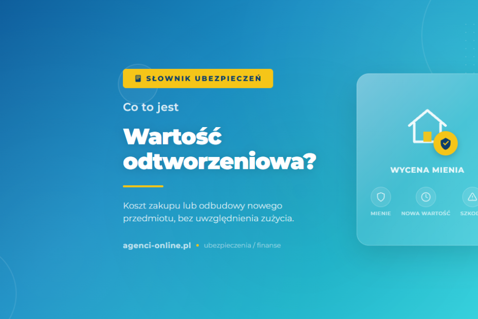 Wartość odtworzeniowa (nowa) 1 wartosc odtworzeniowa