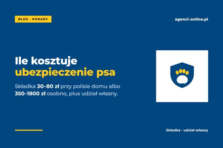 Ile kosztuje ubezpieczenie psa? Składka, udział własny i rachunki z lecznicy